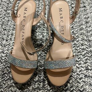 Marc Defang rhinestone heels